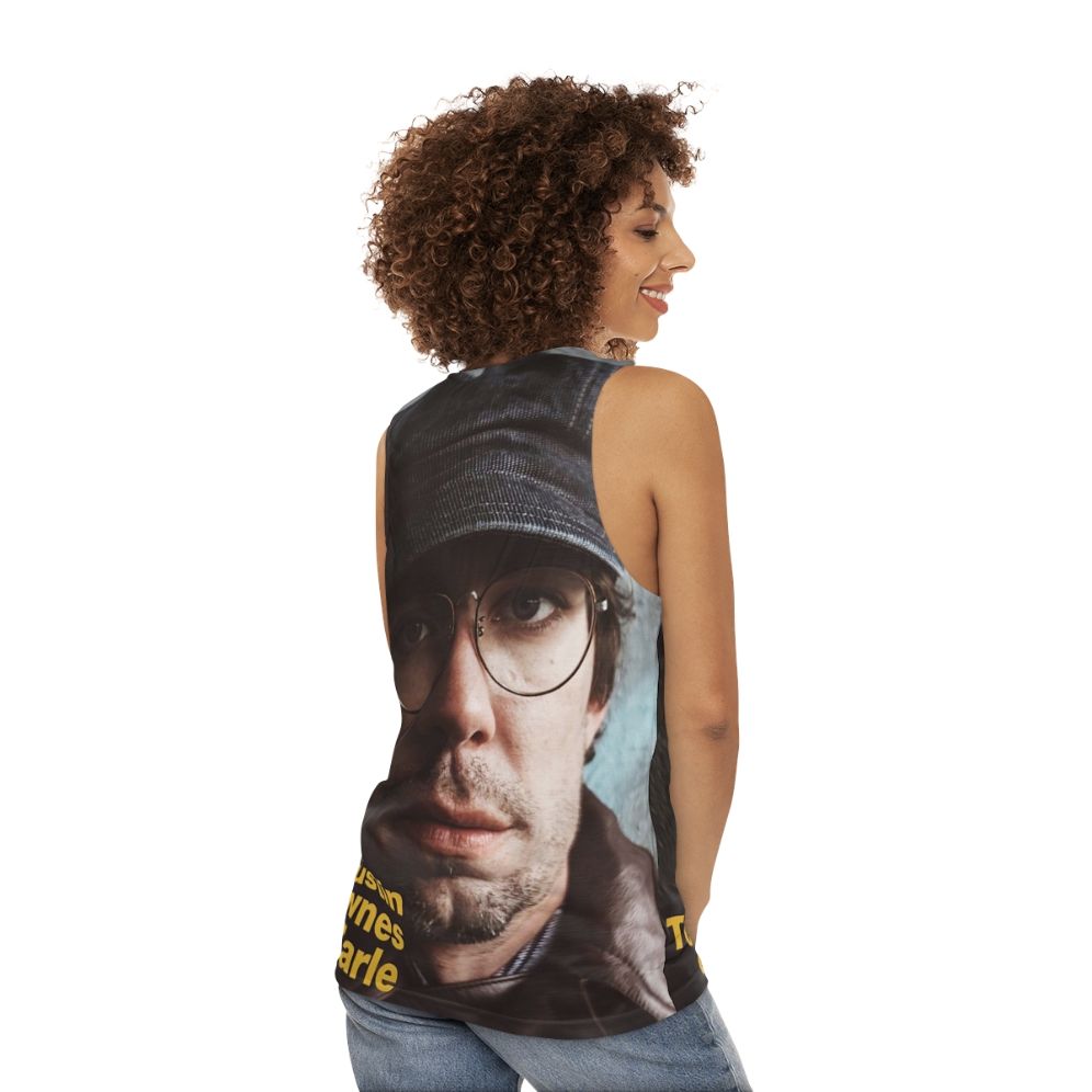 Justin Townes Earle American World Music Unisex Tank Top - women back