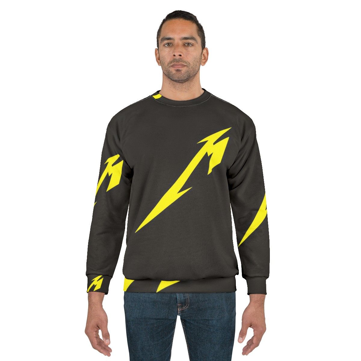 Metallic Metallica band graphic print sweatshirt - men