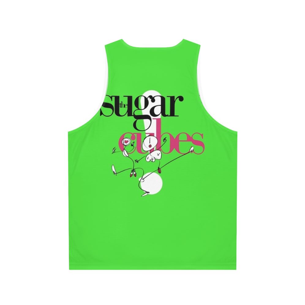 Sugarcubes Unisex Tank Top featuring Bjork's iconic alternative music style - Back