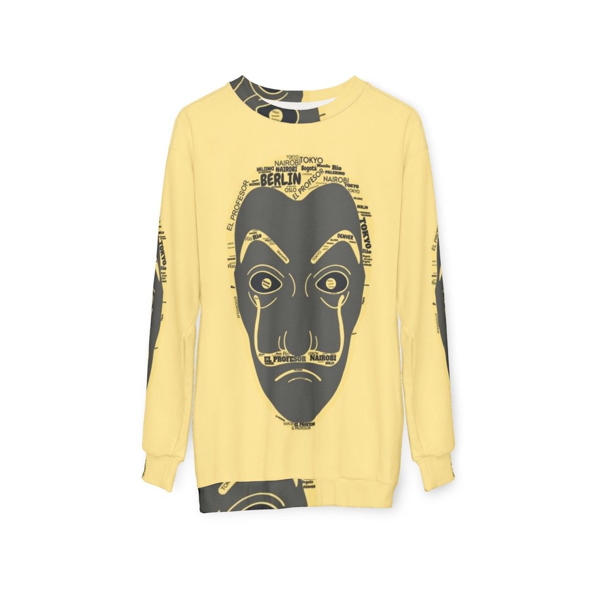 Money Heist Dali Mask Sweatshirt - hanging