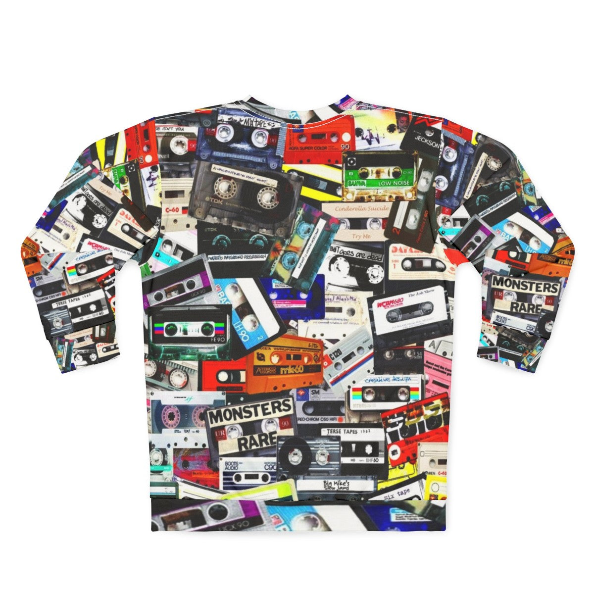 Vintage Cassette Tape Sweatshirt - Back