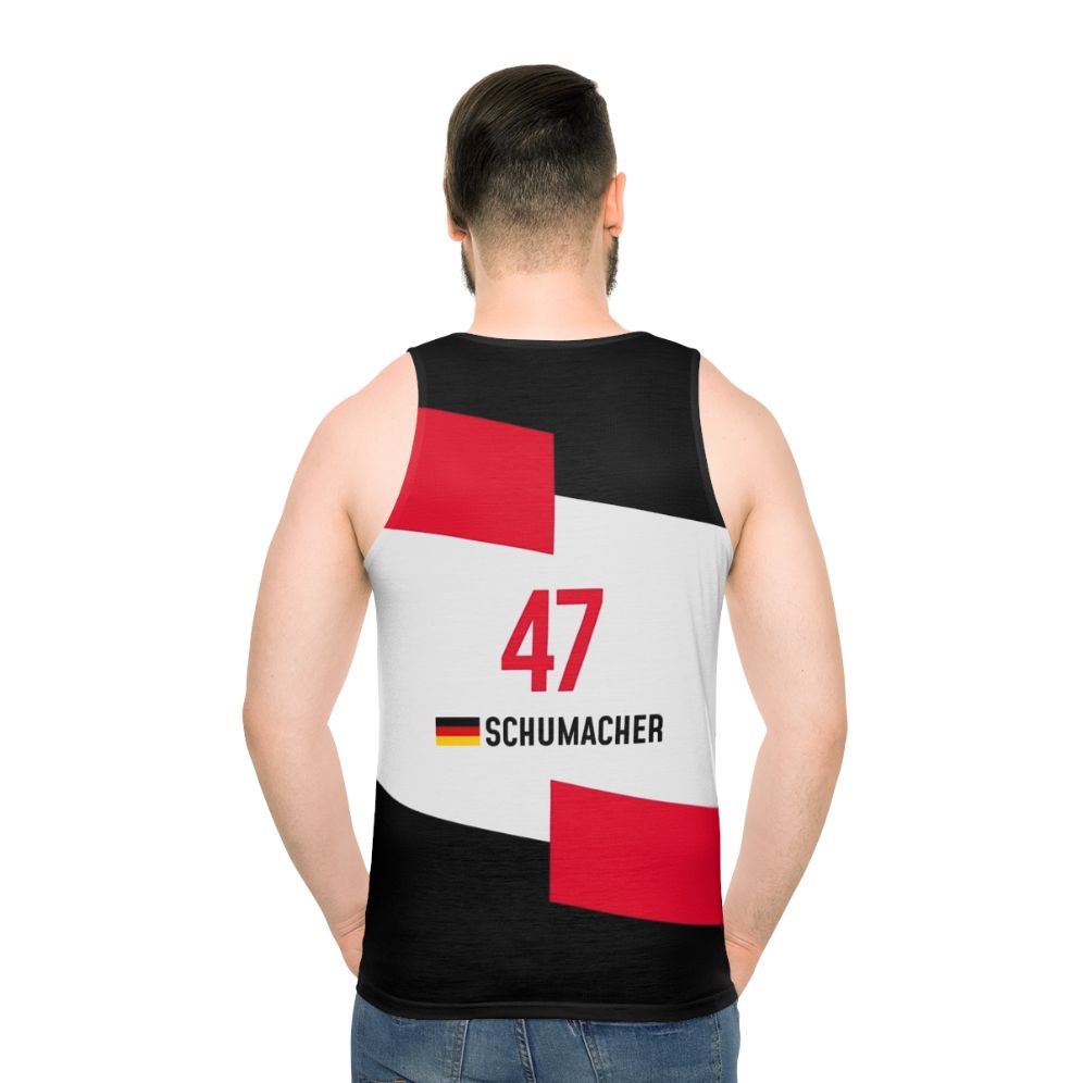 F1 2021 Schumacher Classic Unisex Tank Top - men back