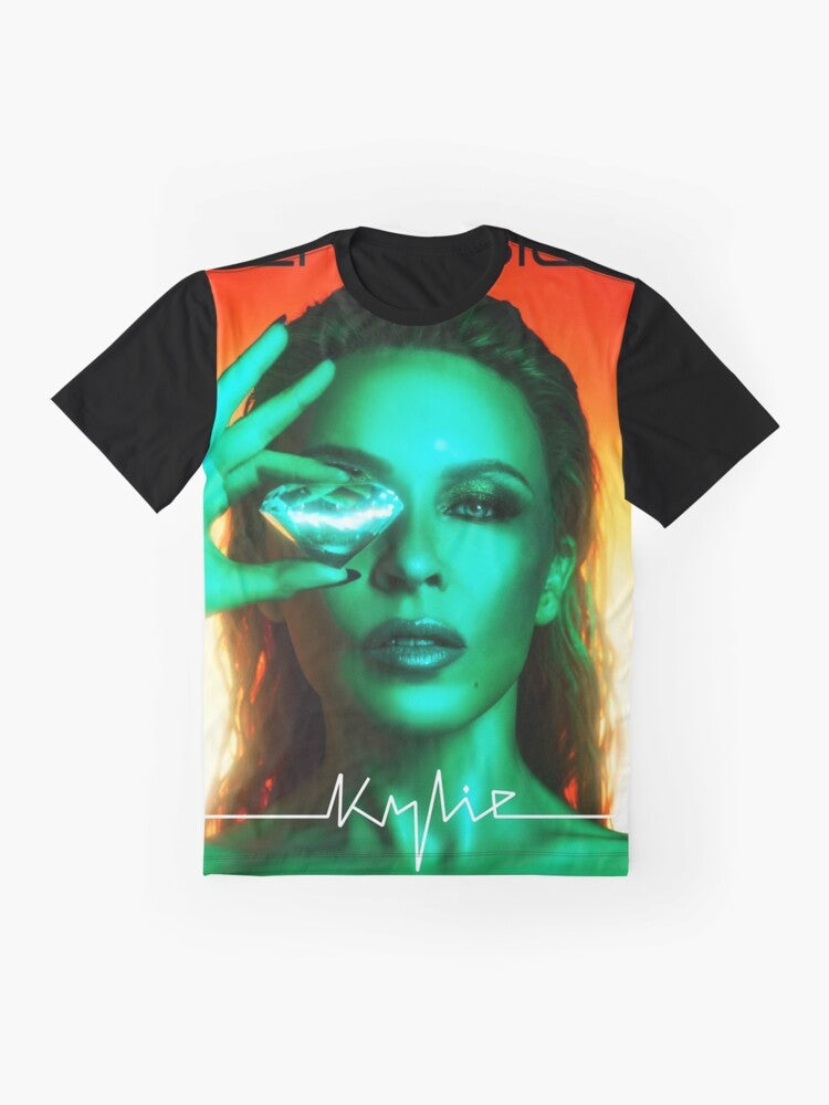 Tension Graphic T-Shirt with Kylie Minogue inspired design - Flat lay