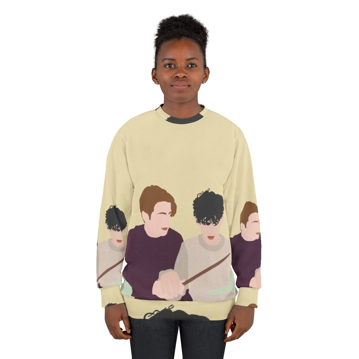 Heartstopper Nick and Charlie Drums Sweatshirt - women