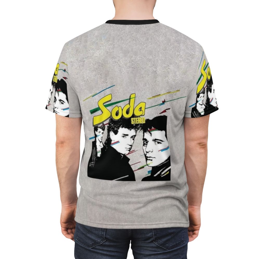 Soda Stereo inspired t-shirt featuring the iconic band's logo and artwork - men back