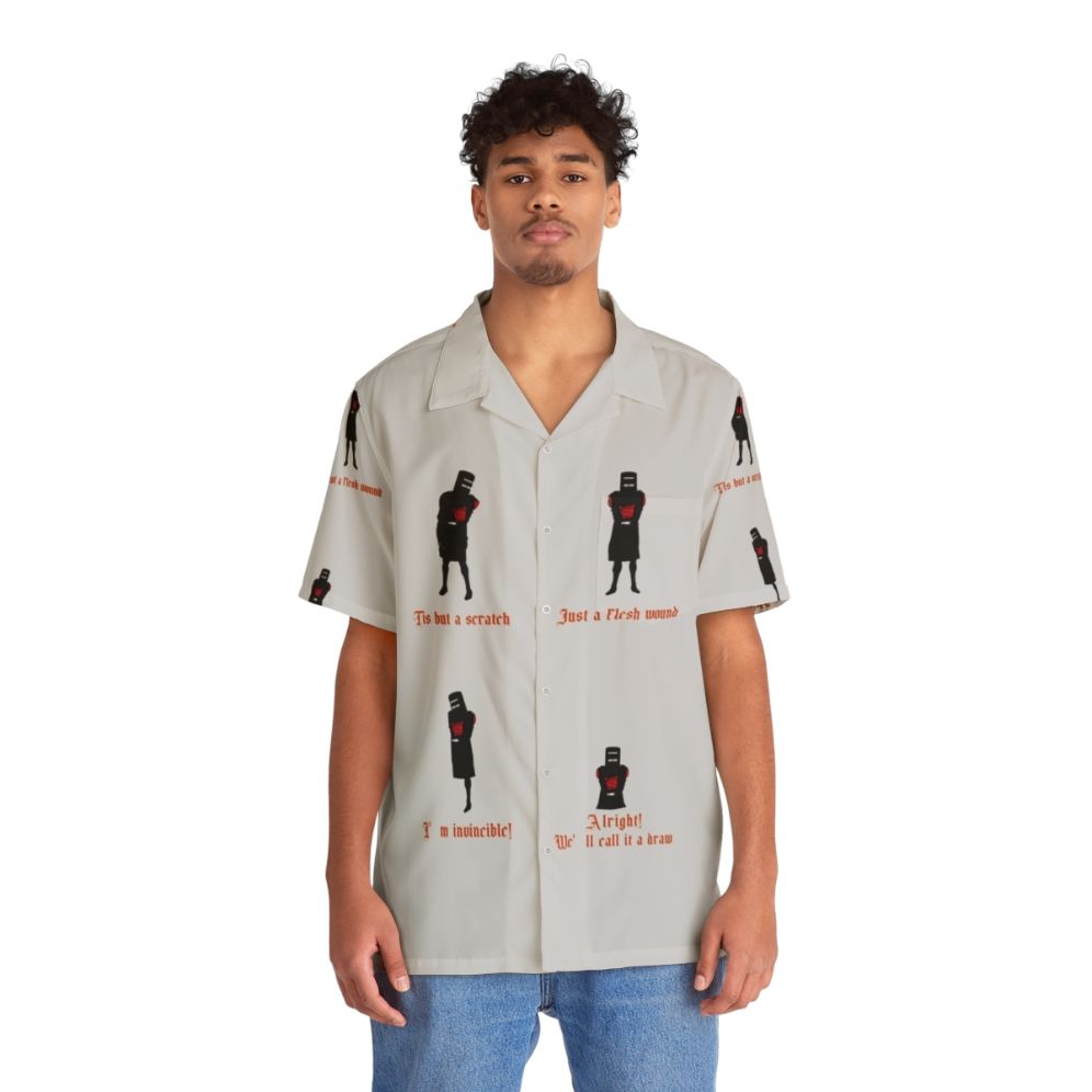 Monty Python Black Knight Hawaiian Shirt - People Front