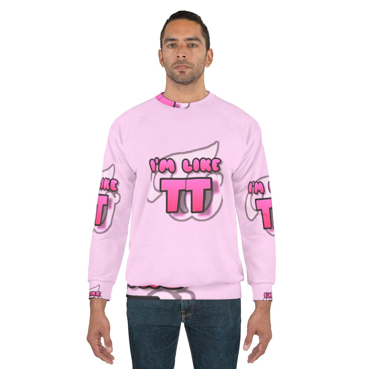 Twice "TT" Kpop Sticker Sweatshirt - men