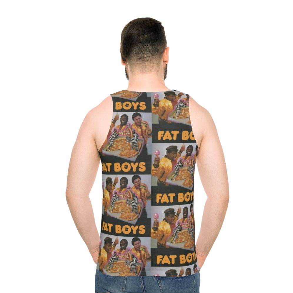 Unisex oversized tank top for hip-hop fashion - men back