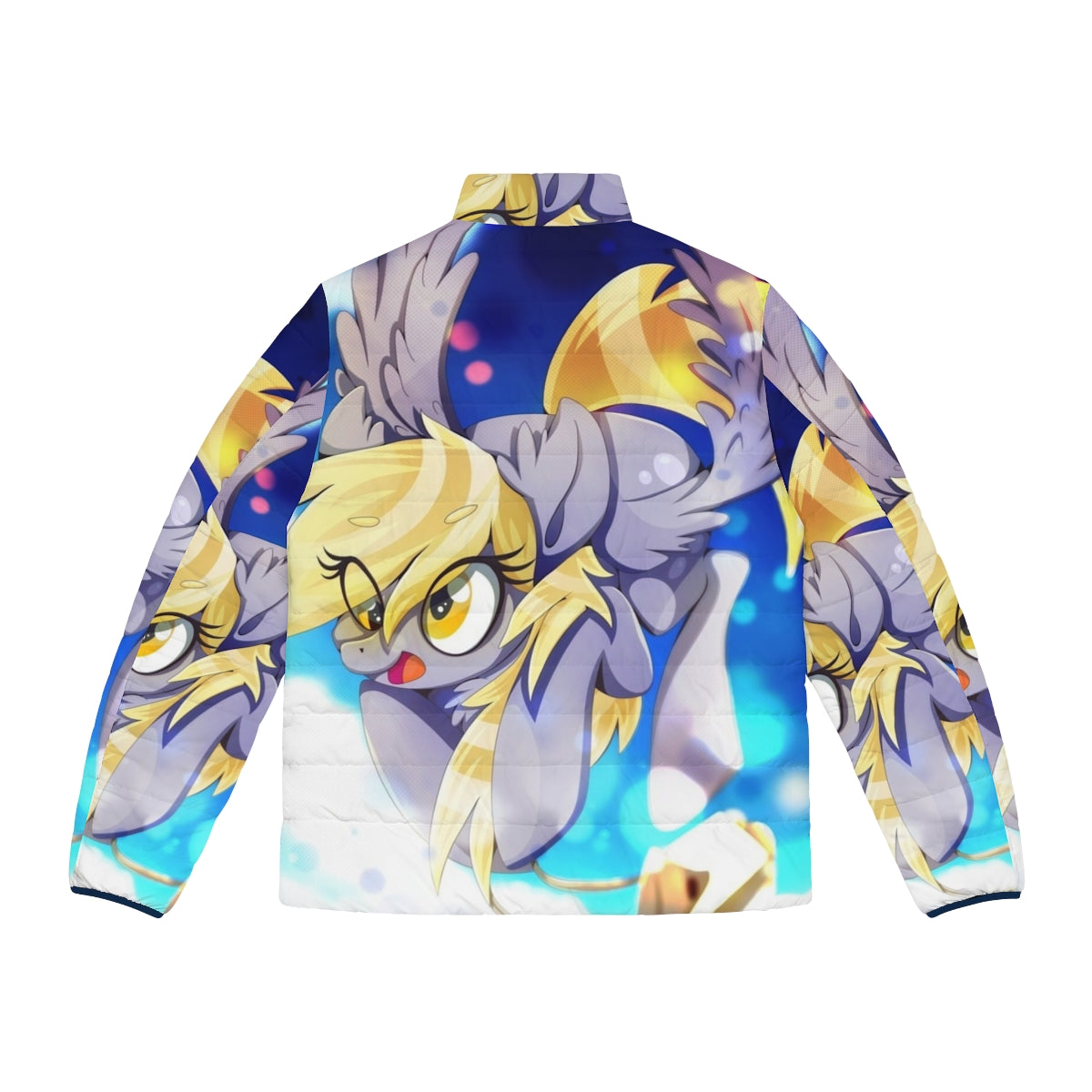 Derpy Hooves My Little Pony Pegasus Puffer Jacket - Back