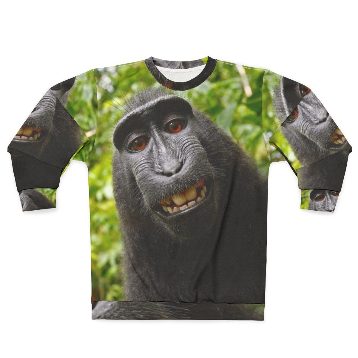 Monkey Business Casual Sweatshirt with a chimpanzee design