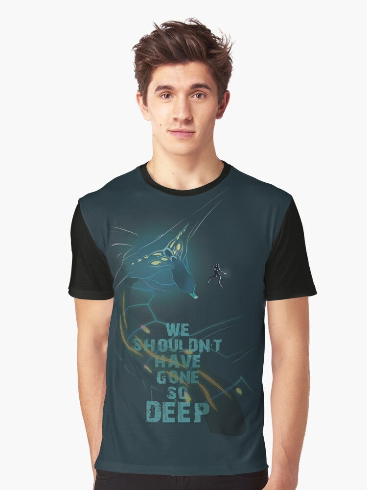 Subnautica Leviathan Horror Graphic T-Shirt - Men