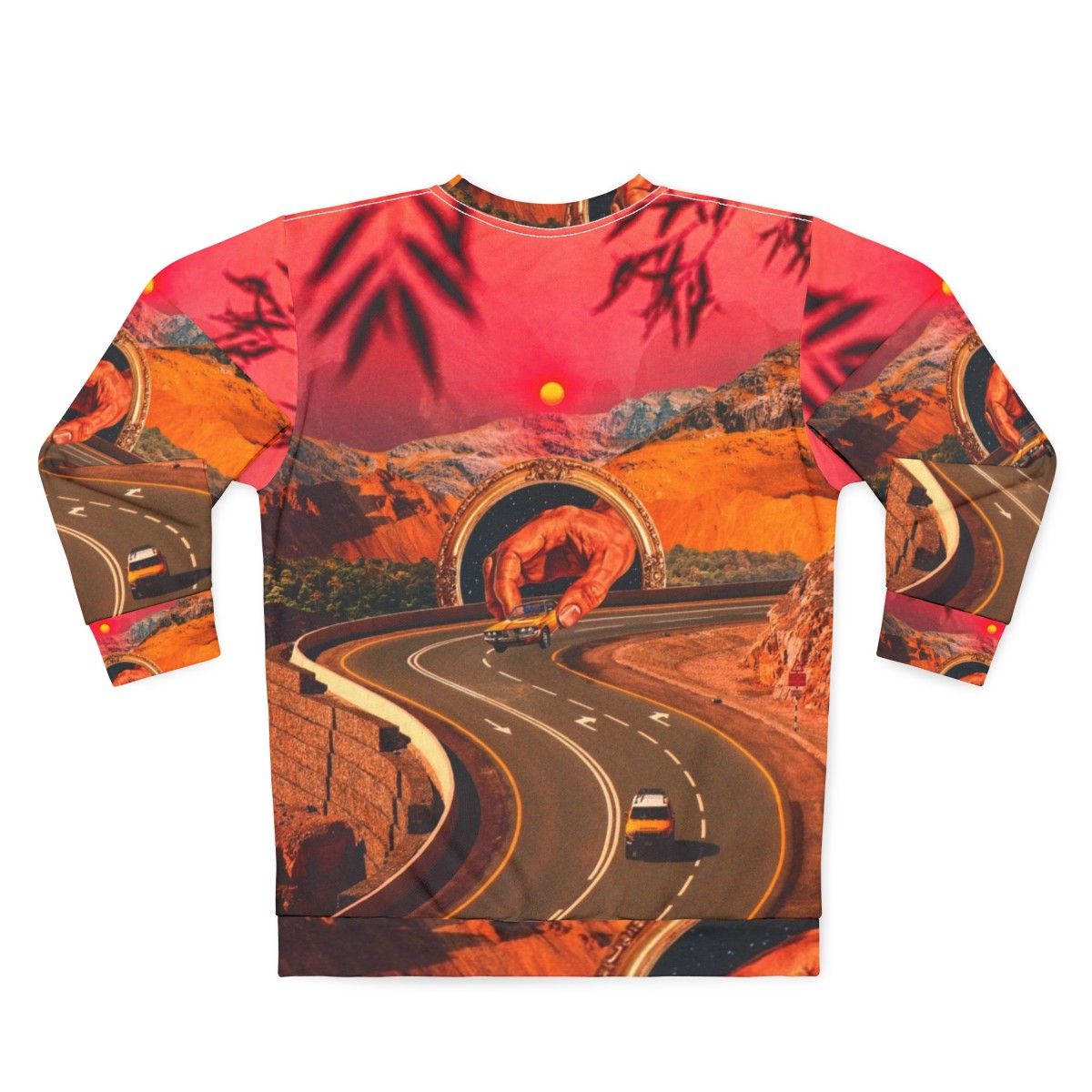 Futuristic "A Second Racer Appears" Sweatshirt - Back