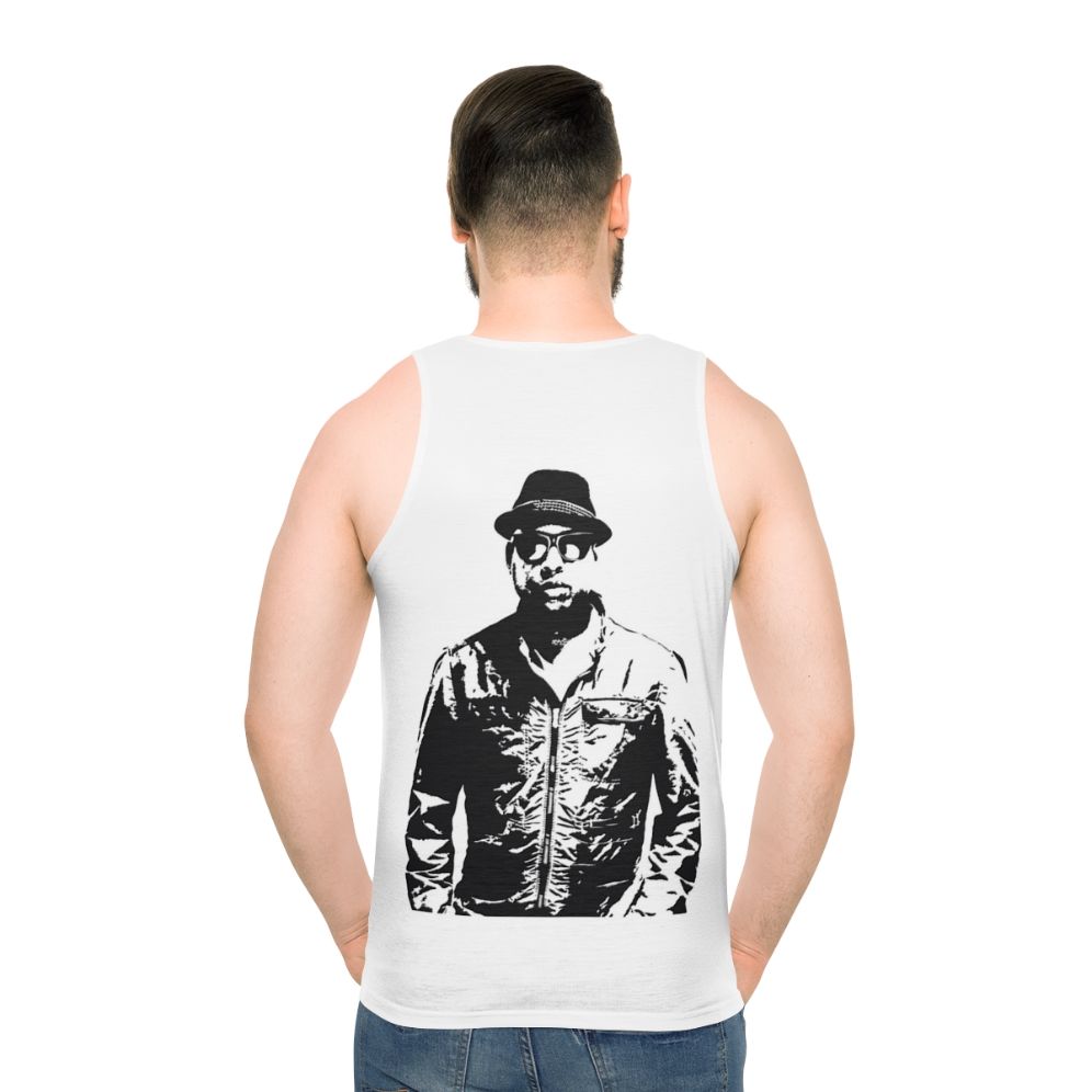 Talib Kweli Unisex Hip Hop Tank Top - men back