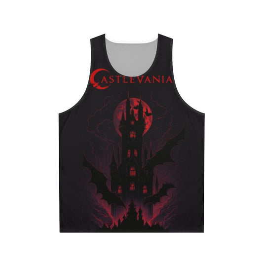 Castlevania gothic-inspired unisex tank top