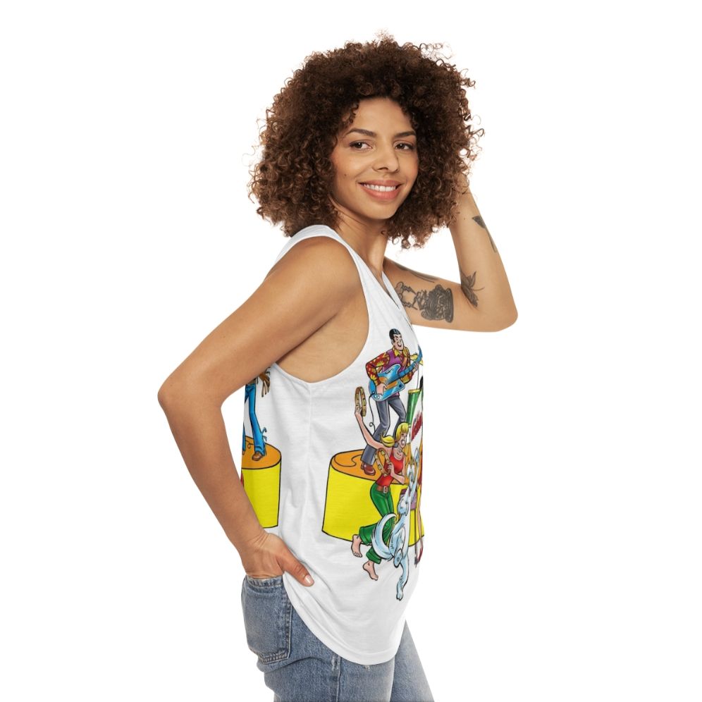 The Archies Unisex Rock Star Tank Top - women side