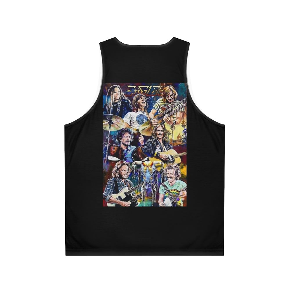 Vintage Music Band Cover Album Retro Style Unisex Tank Top - Back