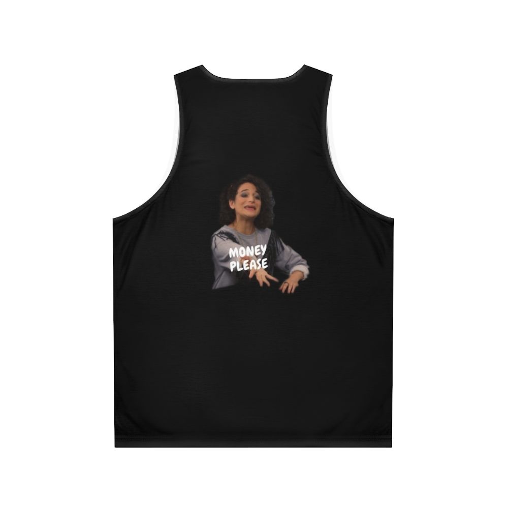 Money Please Unisex Tank Top - Back