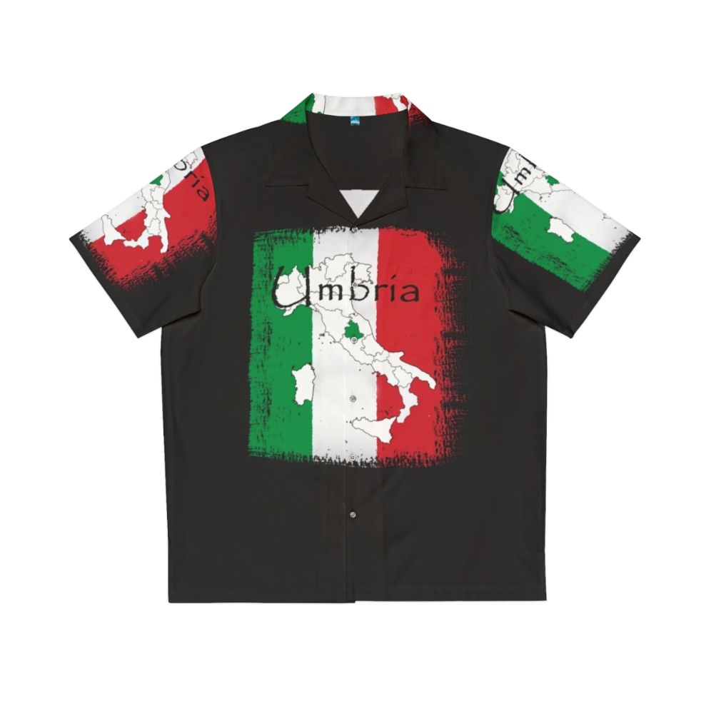 Umbria Pride Hawaiian Shirt with Italian Regional Patterns