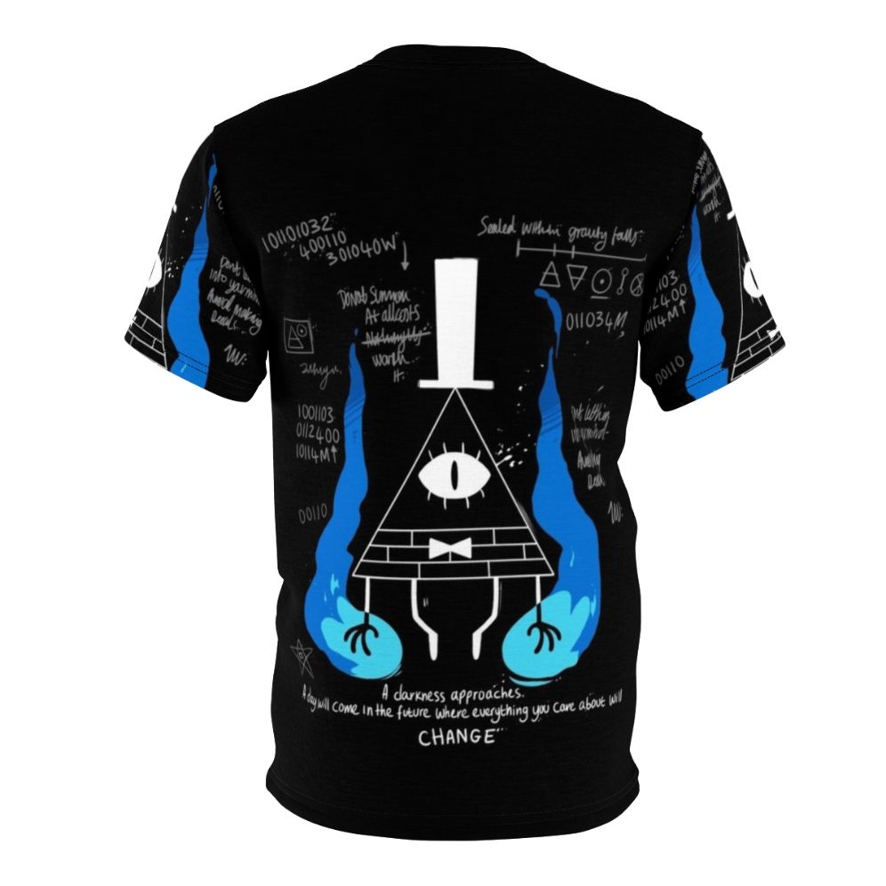 Gravity Falls Bill Cipher AOP T-Shirt - Back