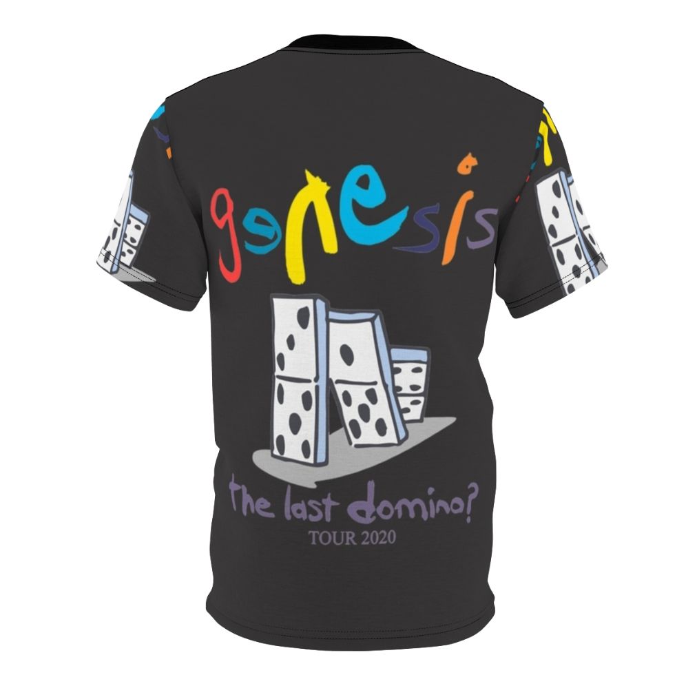 Graphic t-shirt with a playful design featuring a reference to the band Genesis - Back