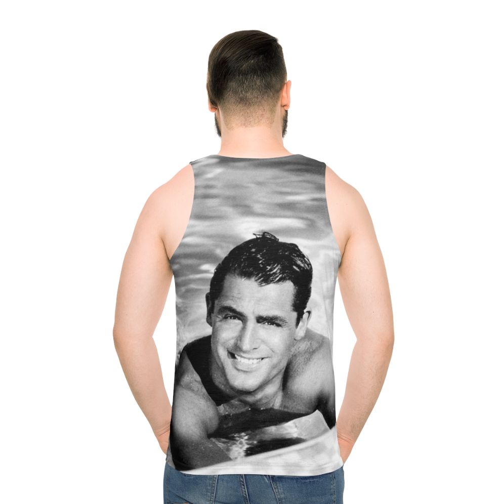 Cary Grant Unisex Vintage Tank Top - men back