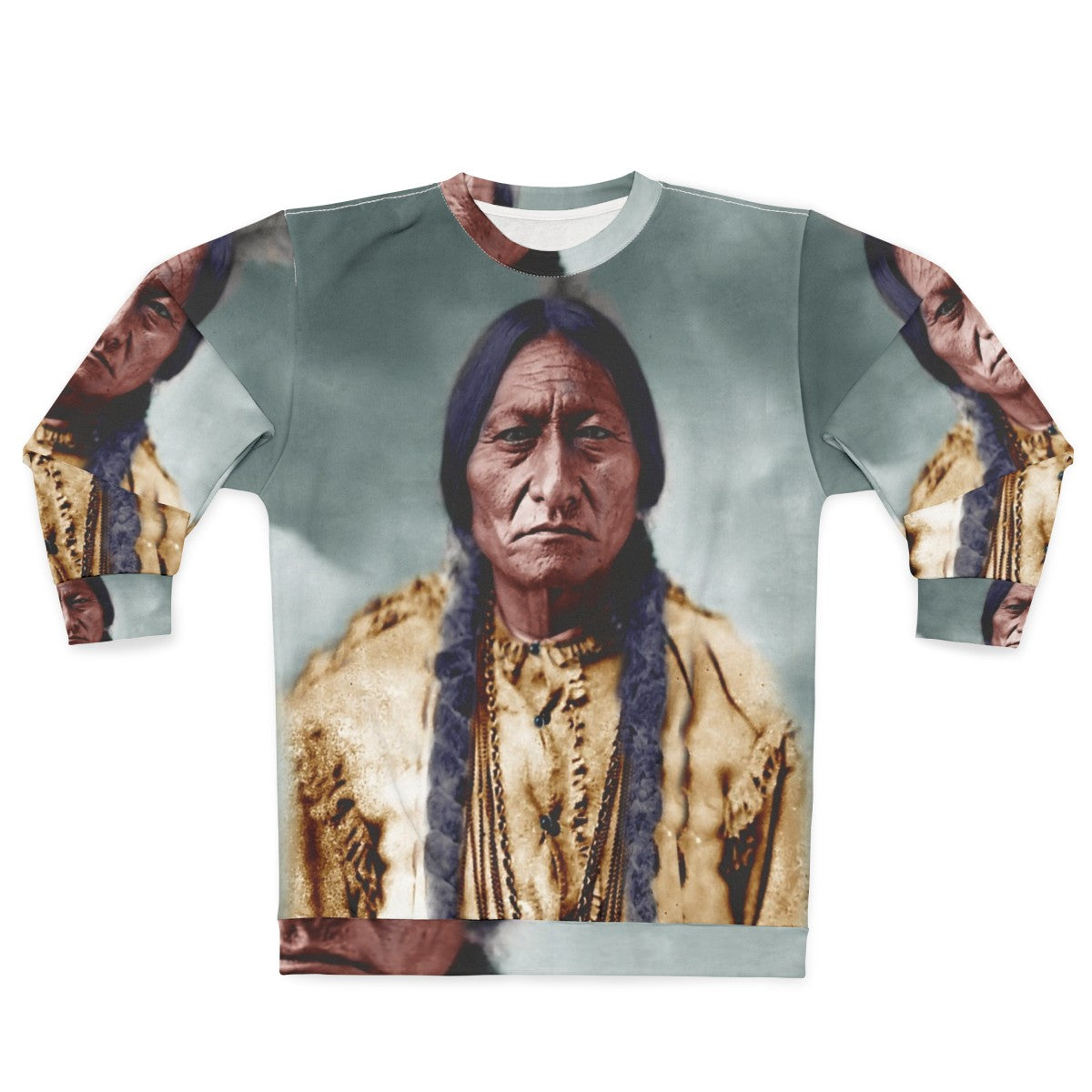 Sitting Bull Native American Sweatshirt