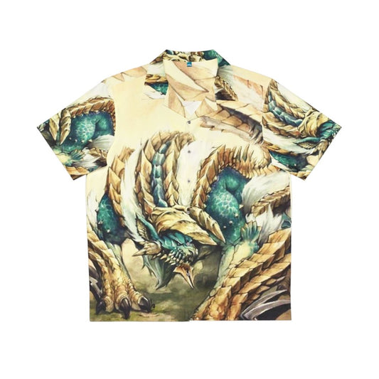 Monster Hunter Zinogre Roaring Thunder Hawaiian Shirt