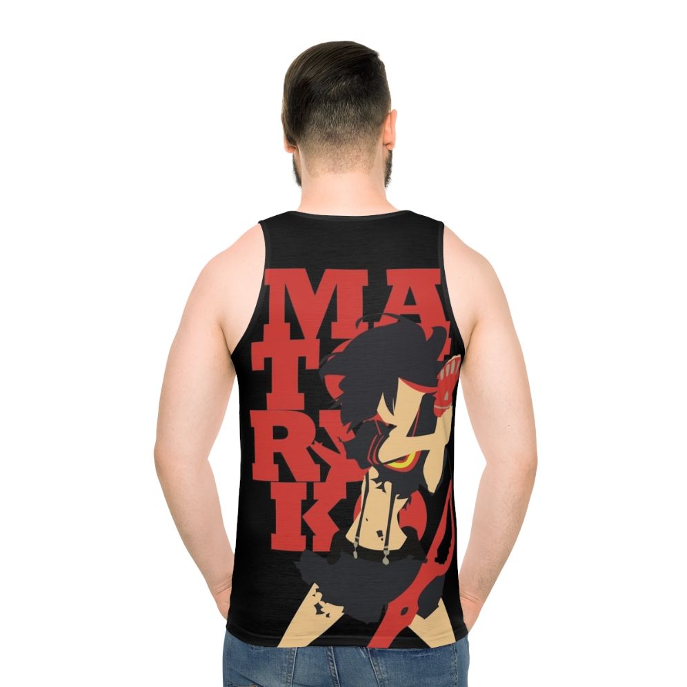 Matoi Ryuko Minimalist Unisex Tank Top - men back