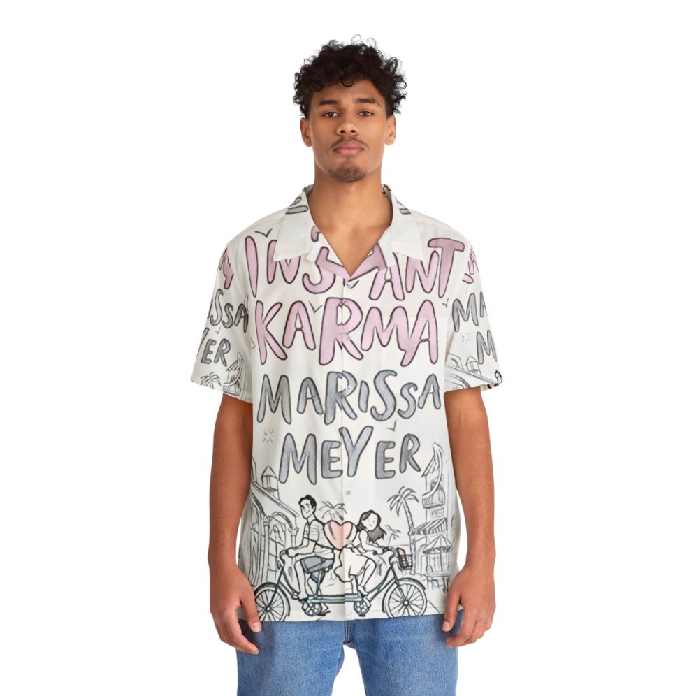 Bookish Instant Karma Hawaiian Shirt - People Front