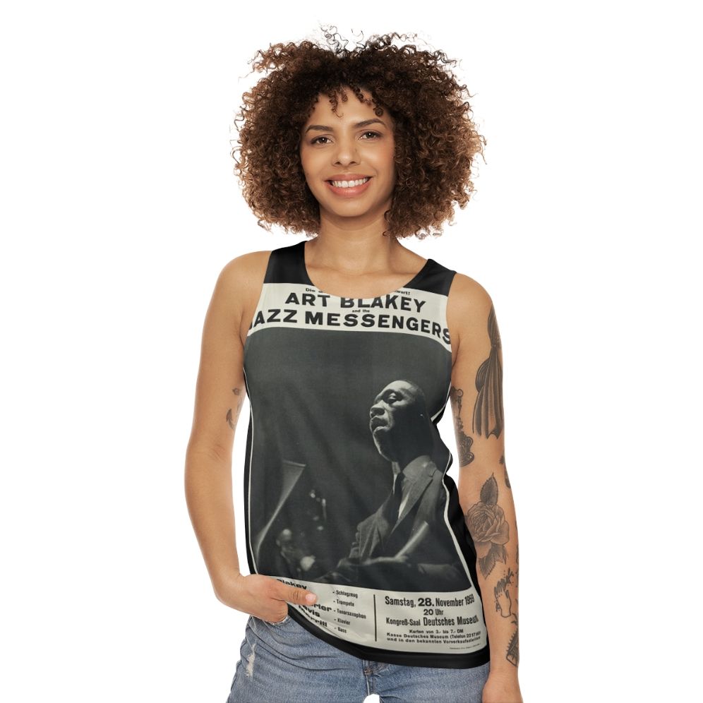 Art Blakey and The Jazz Messengers Unisex Tank Top - women