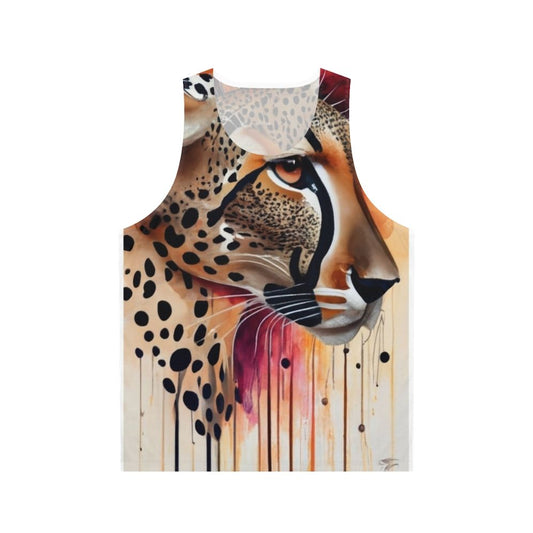 Cheetah print unisex tank top