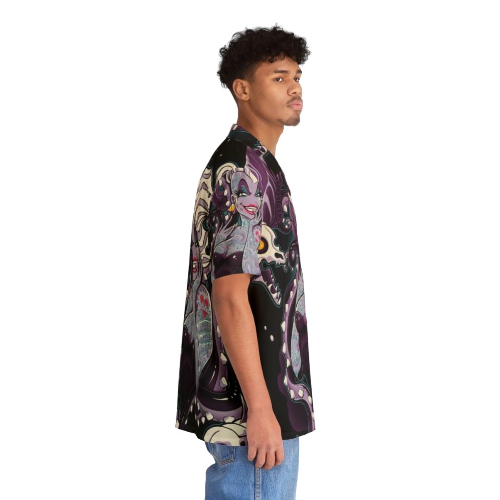 Empowering Hawaiian shirt with villain, octopus, and sea witch design - People Pight