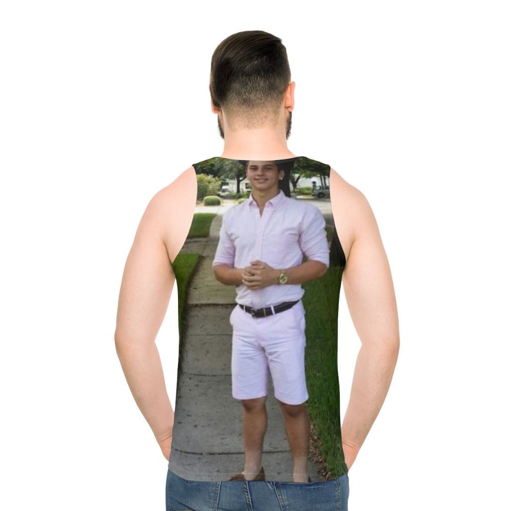 "You Know I Had to Do It to Em" Unisex Tank Top with Meme Design - men back