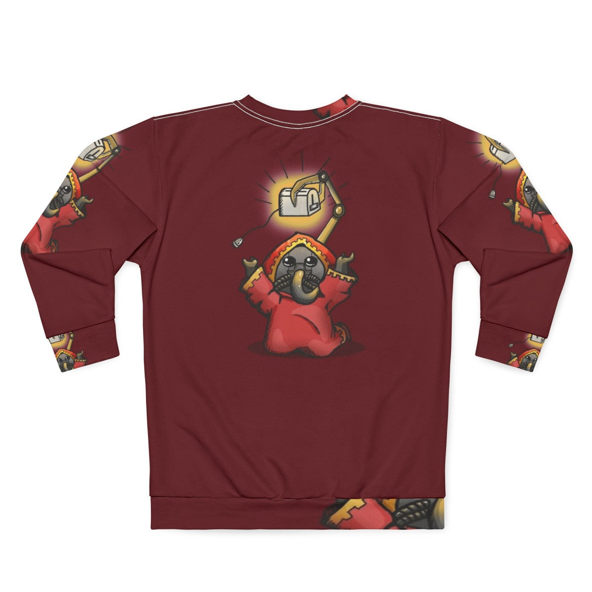 Toaster Priest Warhammer 40k Sweatshirt with Hazelberry Design - Back