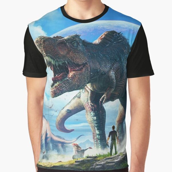 Ark Survival Evolved T-Rex Dinosaur Graphic T-Shirt