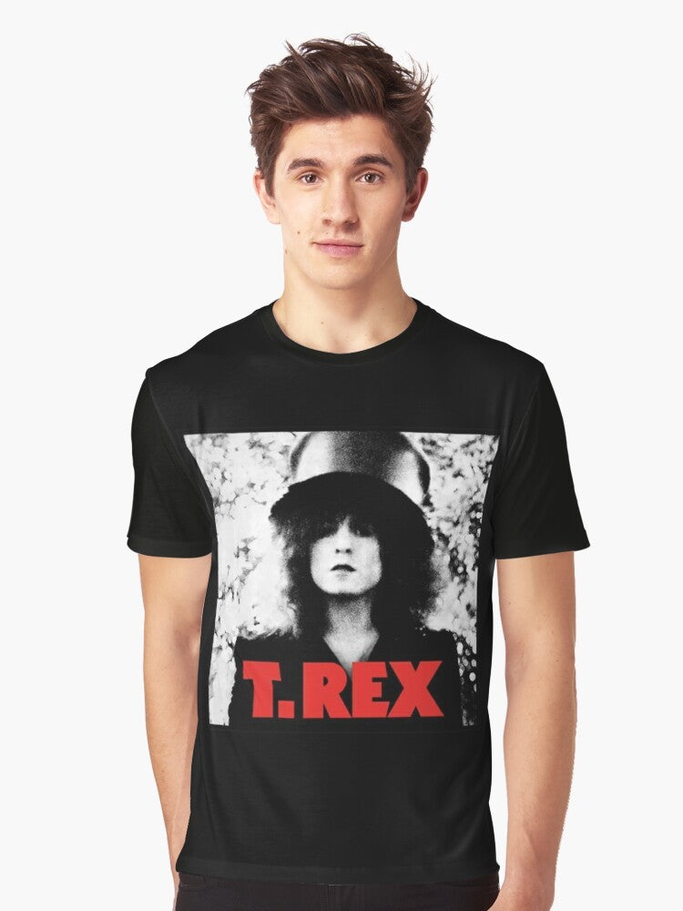 Vintage T Rex The Slider Merchandise Graphic T-Shirt featuring a Tyrannosaurus rex dinosaur design - Men