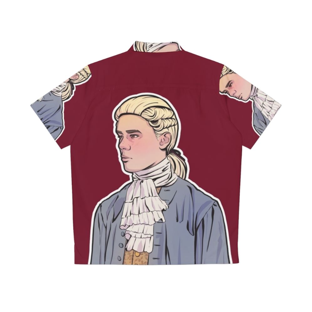 Young Royals Prince Wilhelm Fanart Hawaiian Shirt - Back