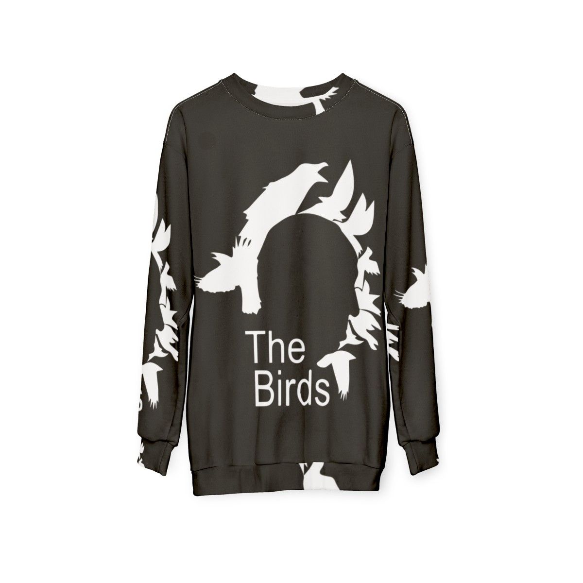 Classic Alfred Hitchcock "The Birds" Sweatshirt - hanging