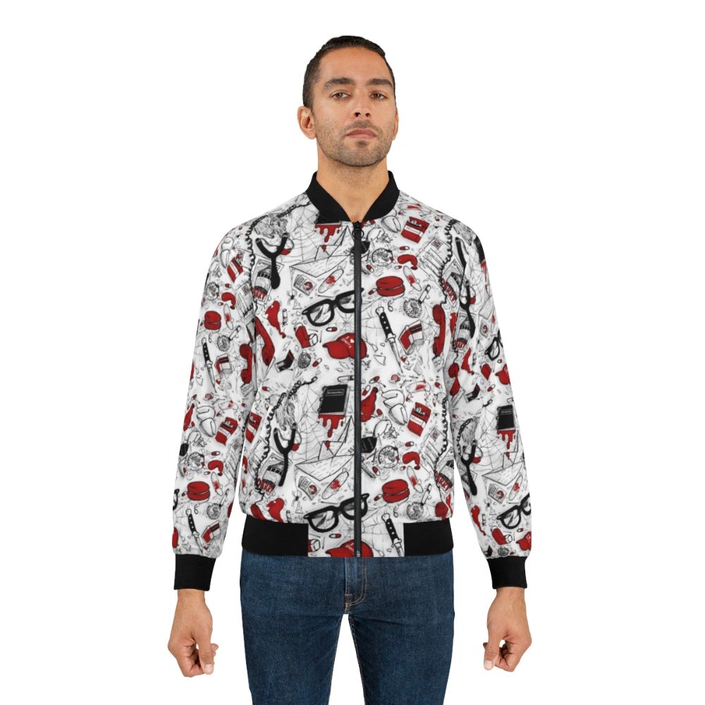 It Chapter Two Losers Club Repeating Pattern Bomber Jacket - Lifestyle