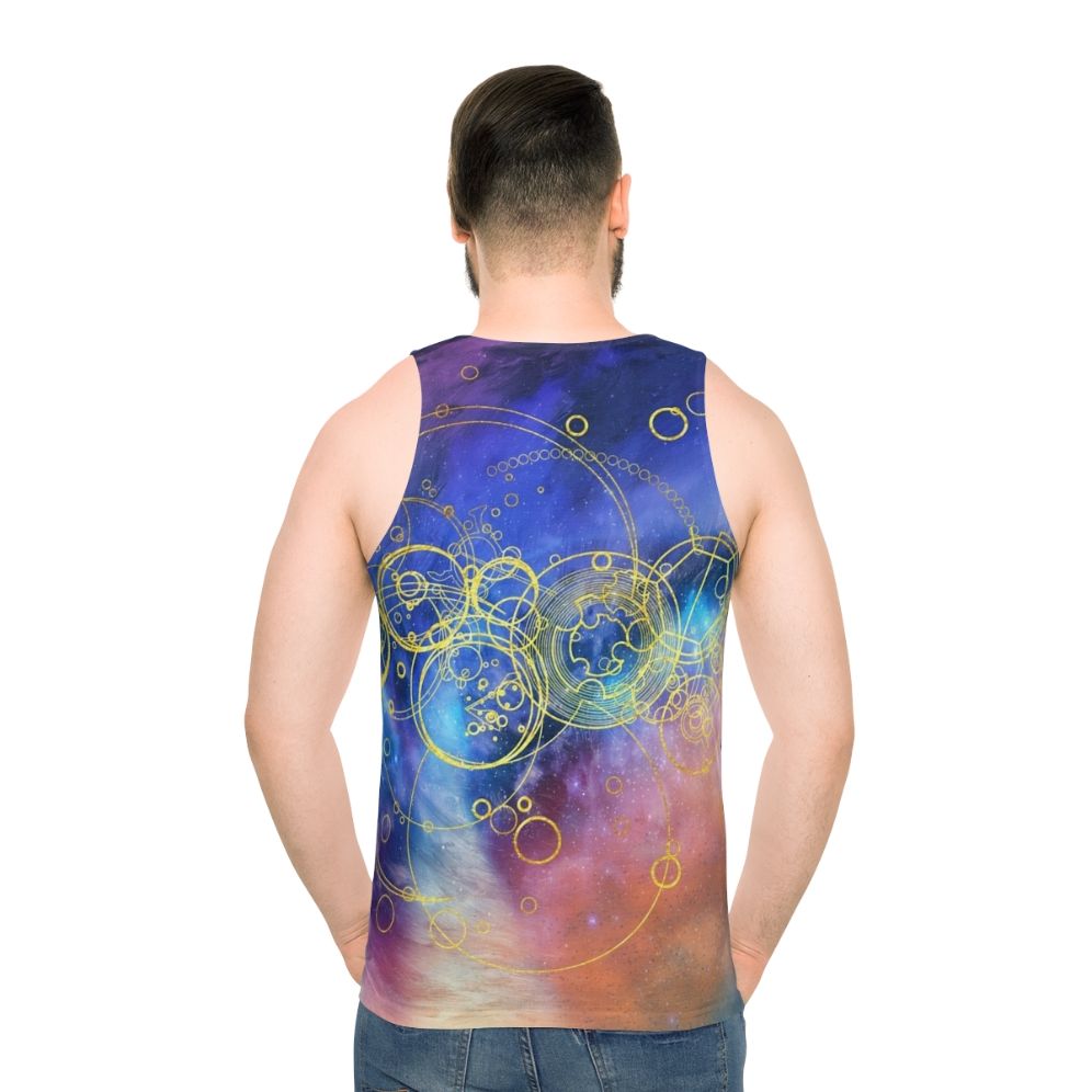 Time Lord Doctor Who Timelord Unisex Tank Top - men back