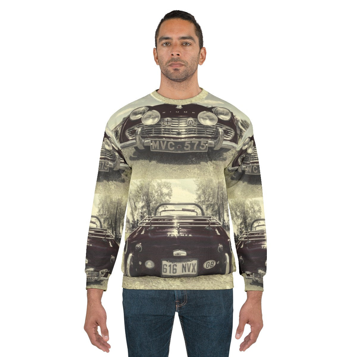 Vintage Triumph TR3 Retro Sweatshirt - men