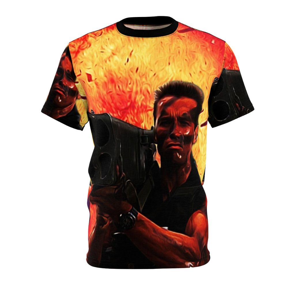 Retro Action Movie Inspired Rocket Launcher All-Over-Print T-shirt