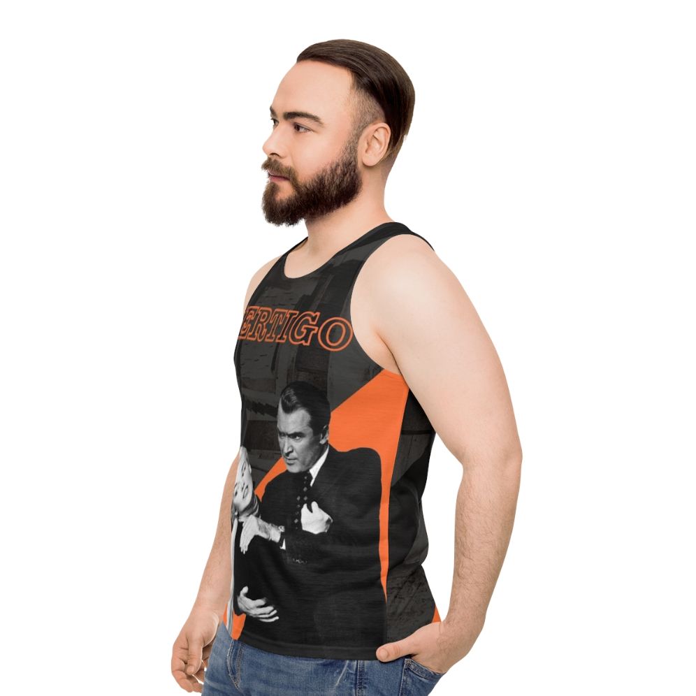 Vertigo Alfred Hitchcock Unisex Tank Top - men side