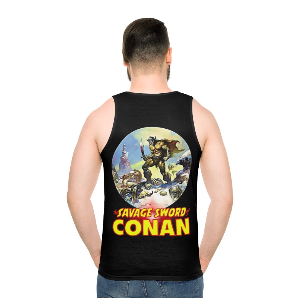 Conan the Barbarian Unisex Tank Top - men back