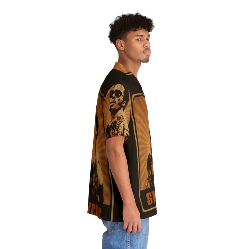 Stevie Wonder Hawaiian Shirt with Retro Music Inspired Design - People Pight