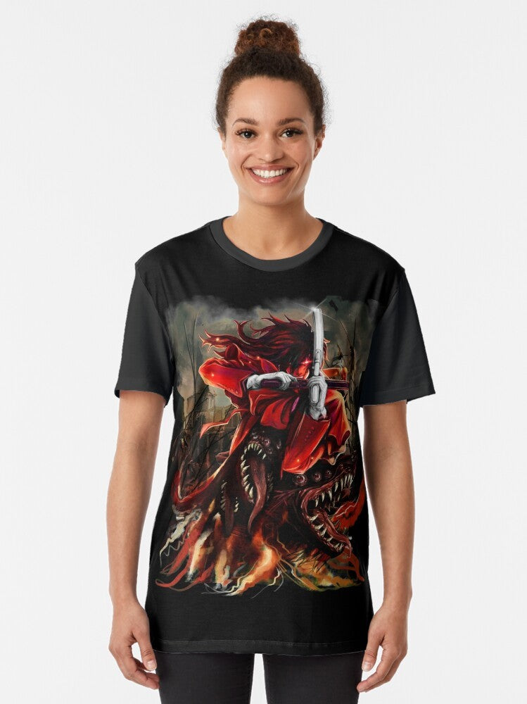 Hellsing Alucard "The Bird of Hermes" graphic t-shirt design - Women