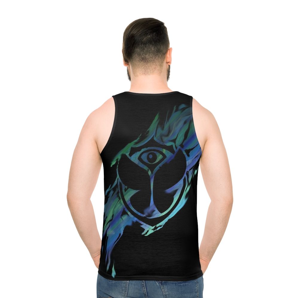 Tomorrowland 2023 & 2024 Peacock Unisex Tank Top - men back