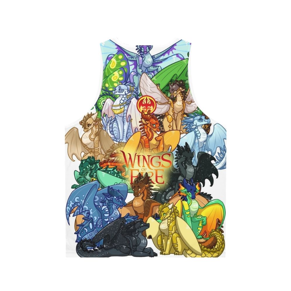 Wings Of Fire Unisex Dragon Tank Top - Back