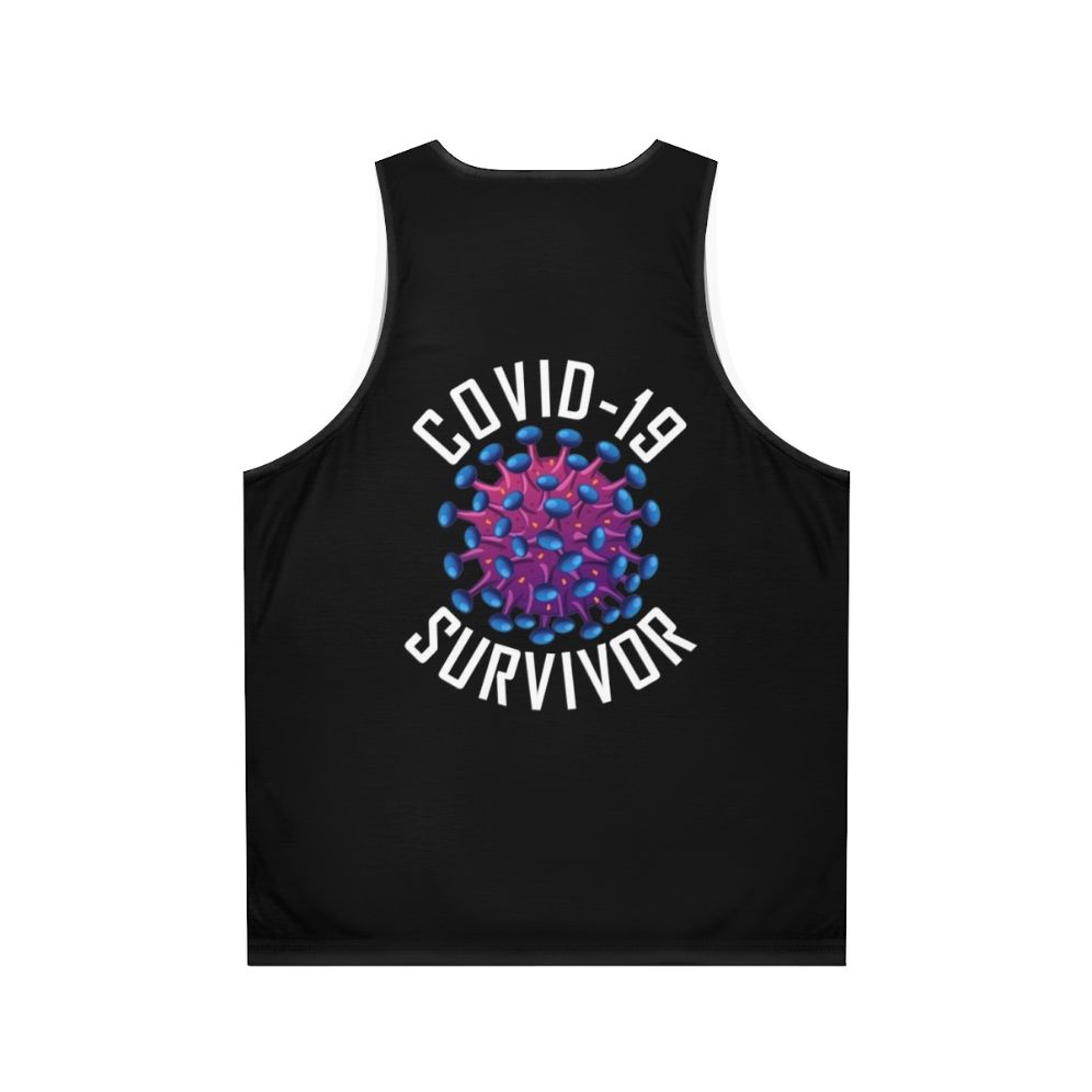 Unisex Covid 19 Survivor Tank Top - Back