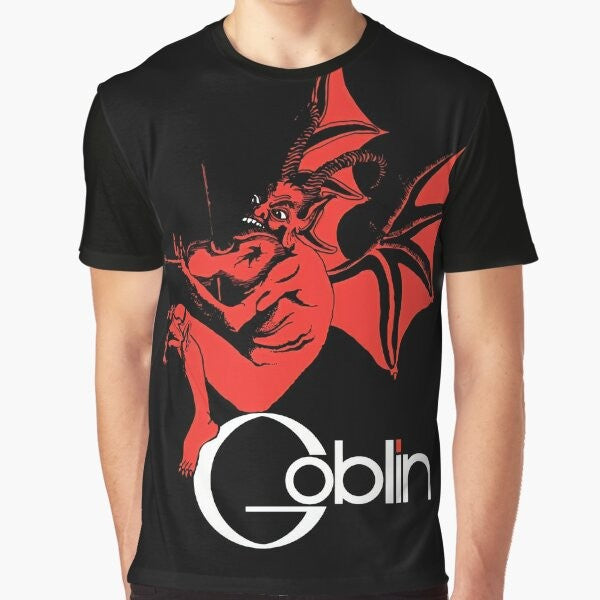 Progressive rock band goblin logo graphic t-shirt